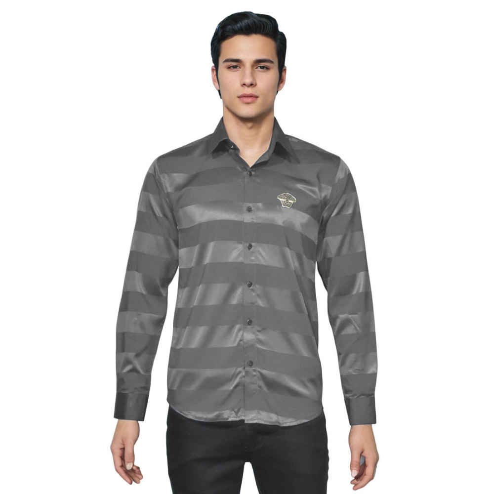 Versace Grey Designer Premium Quality Shirt-6