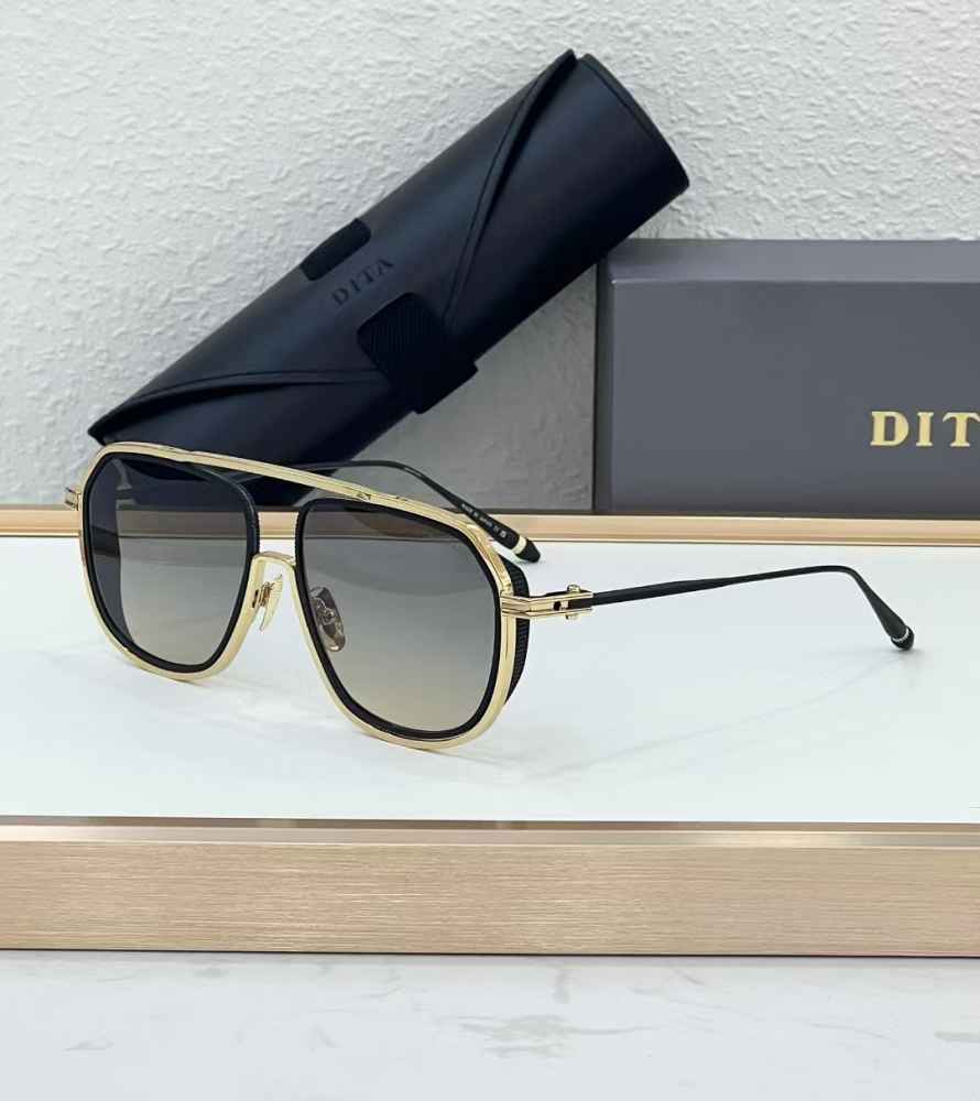 Dita Silver & Grey Premium Quality Sunglasses-thumb-0