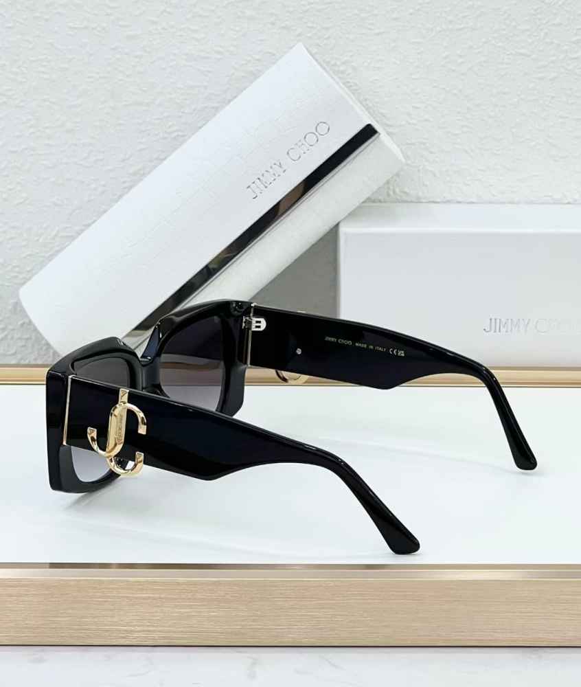 Jimmy Choo Black & Golden Luxury Sunglasses-thumb-1