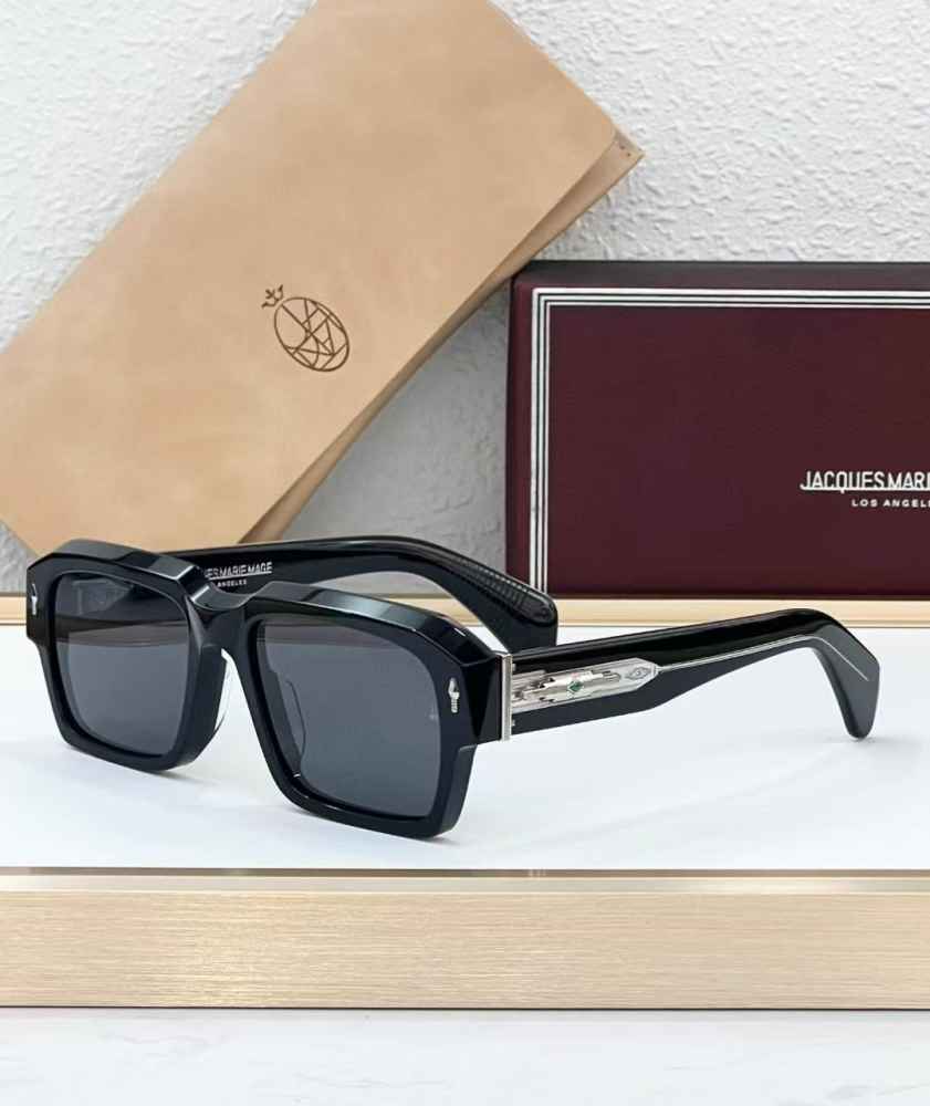 Jacques Marie Mage Black Luxury Sunglasses-thumb-0