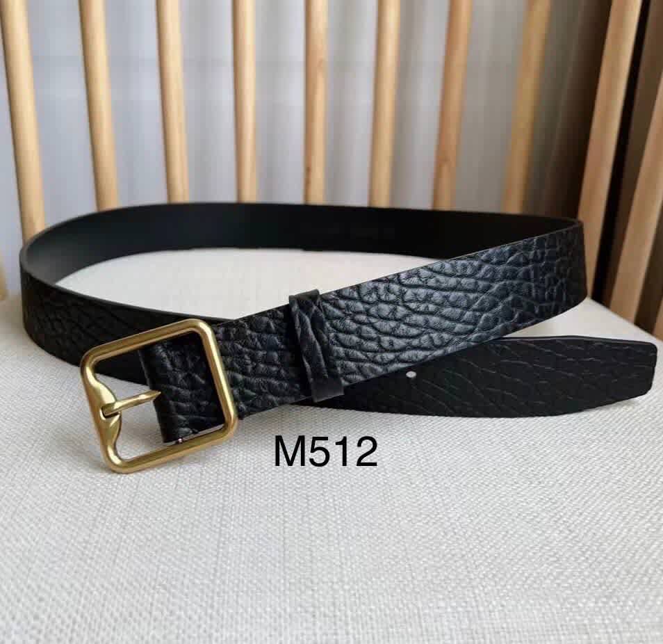 Burberry Golden Premium Quality Leather Belt-thumb-0