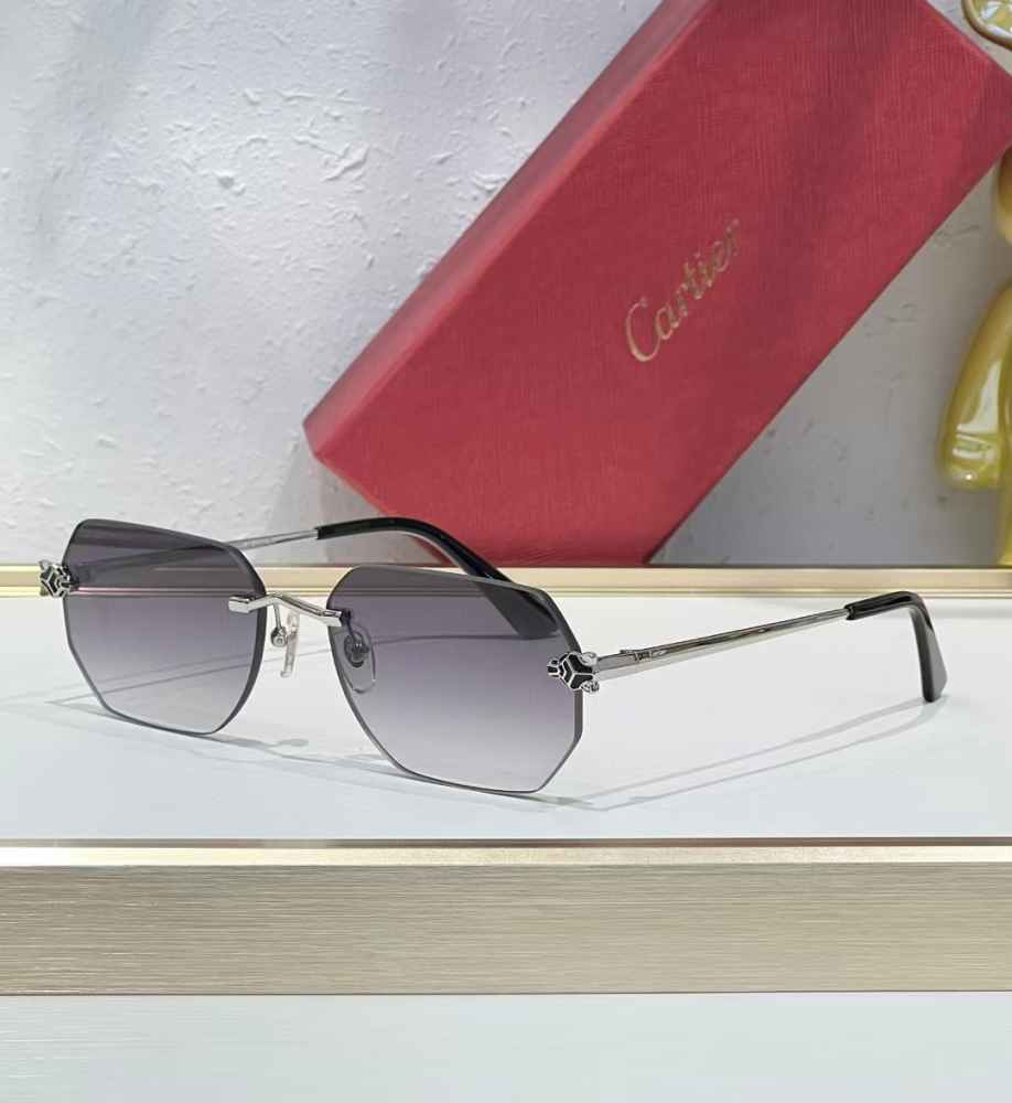 Cartier Grey Luxury Sunglasses-thumb-0