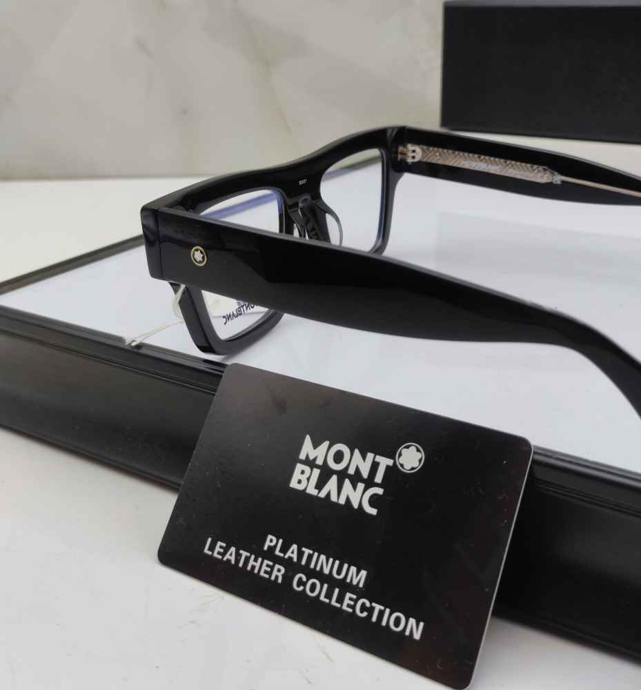 Mont Blanc Black & Silver Luxury Sunglasses-1
