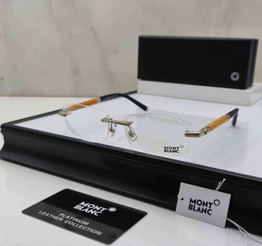 Mont Blanc Silver Luxury Sunglasses-thumb-0