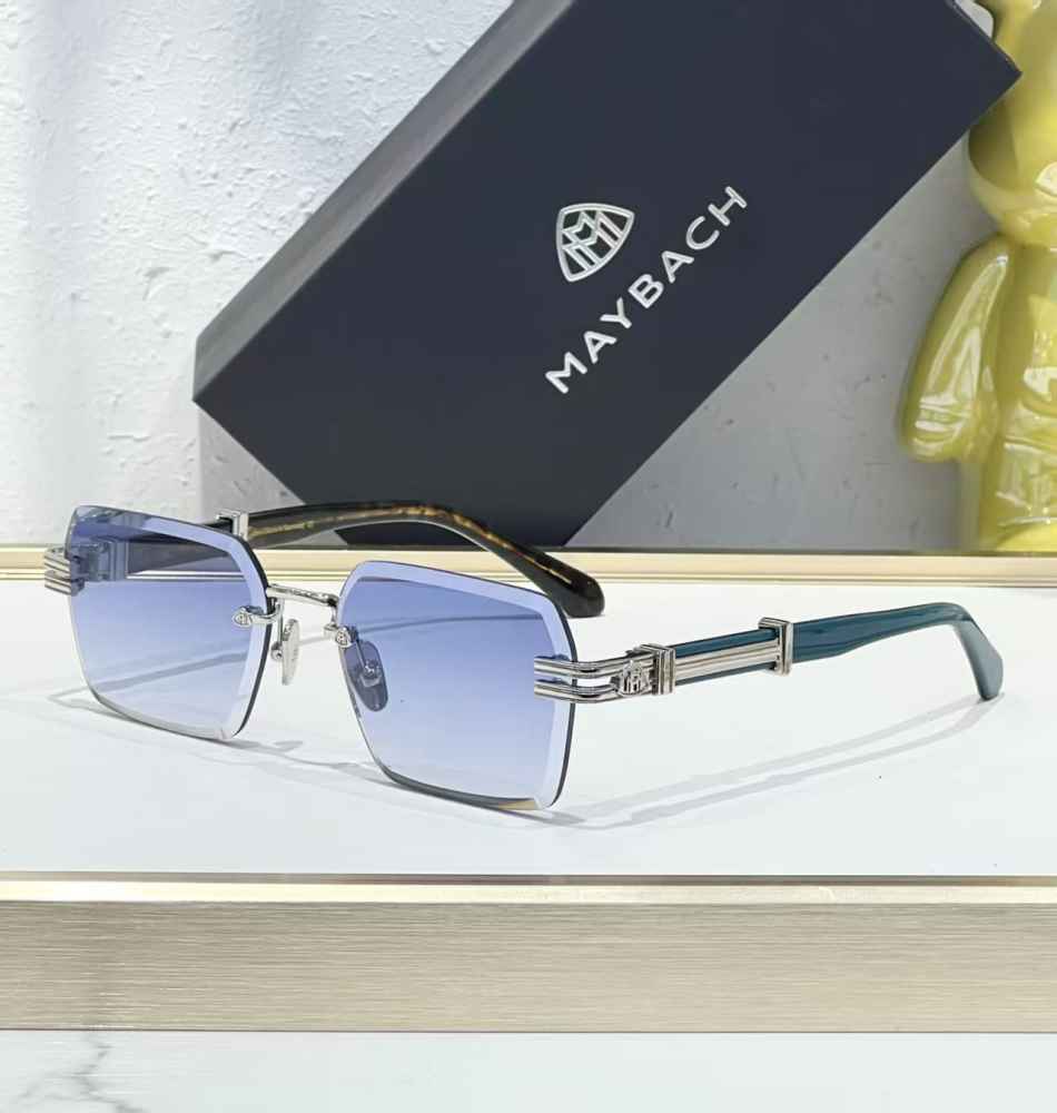 Maybach Blue Luxury Sunglasses-thumb-0