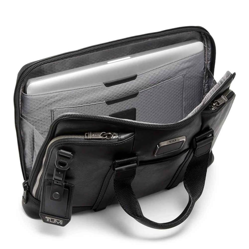 Tumi Aviano Slim Briefcase Black Bag-3