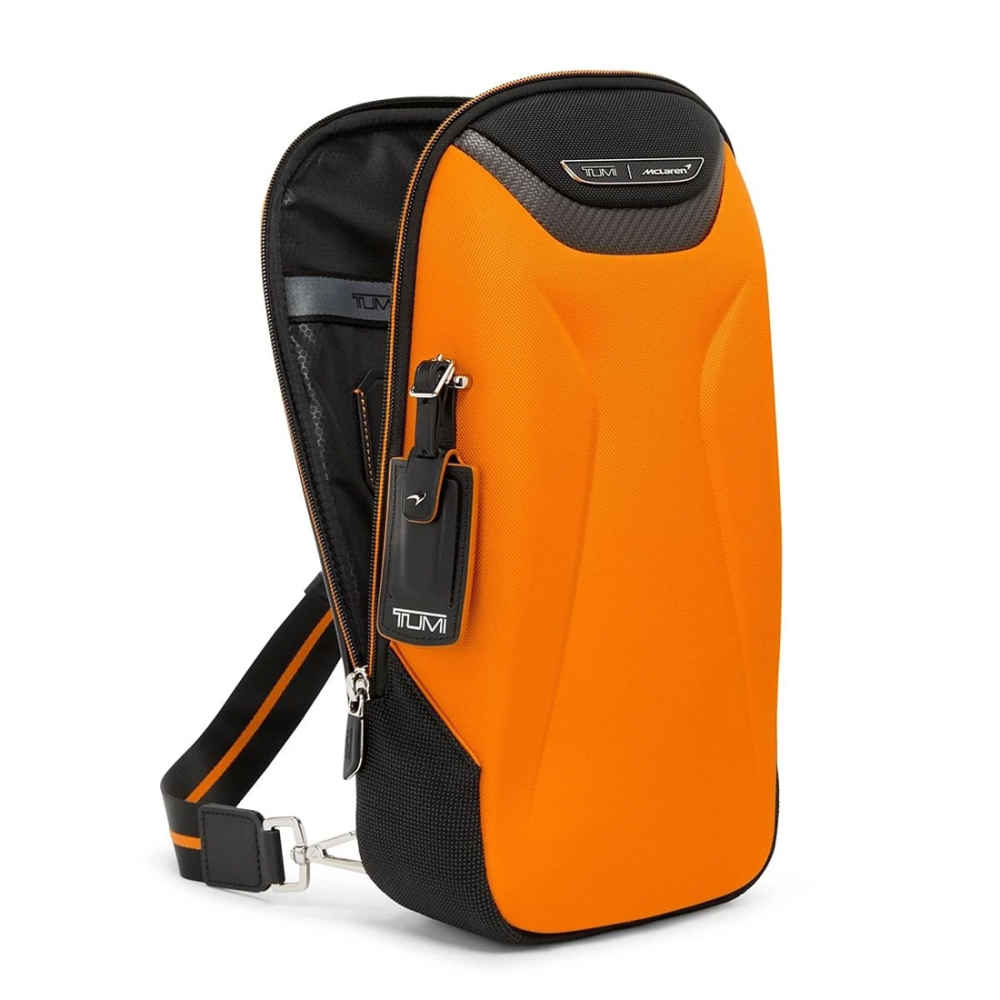 Tumi Chest Pouch Orange Sling Bag-3