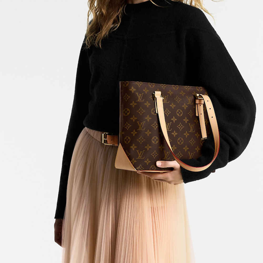 Louis Vuitton Piano Monogram Brown Tote Bag-3