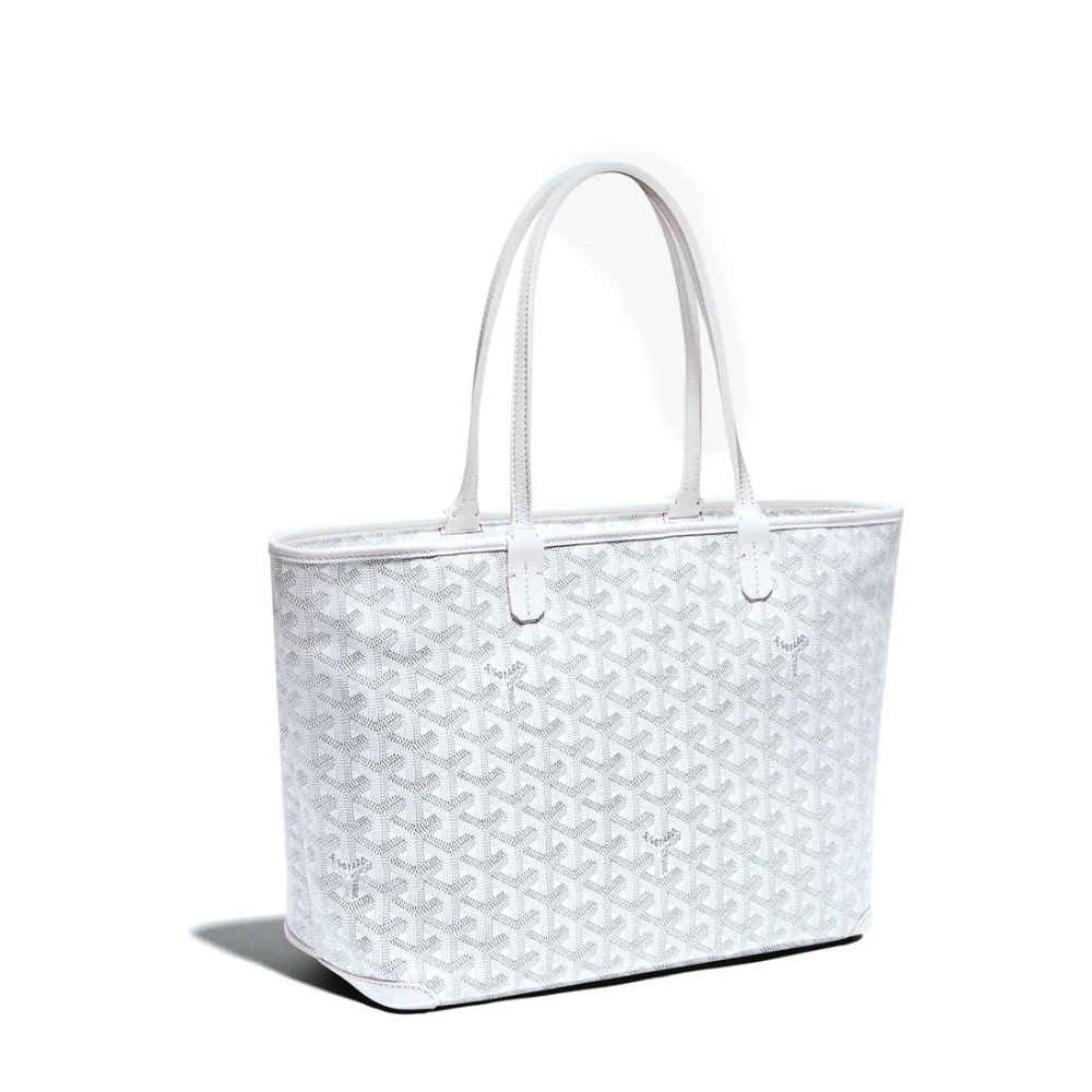 Goyard Artois PM White Handbag-1