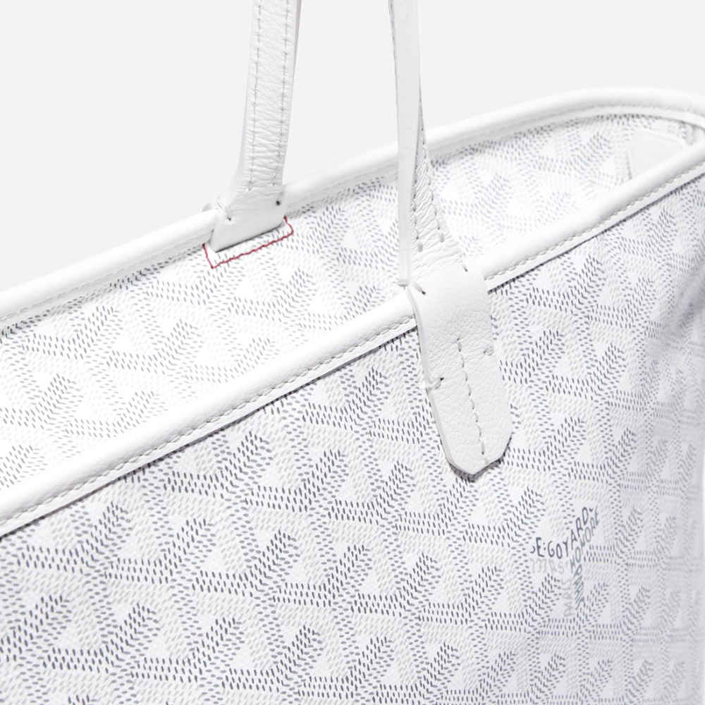 Goyard Artois PM White Handbag-3
