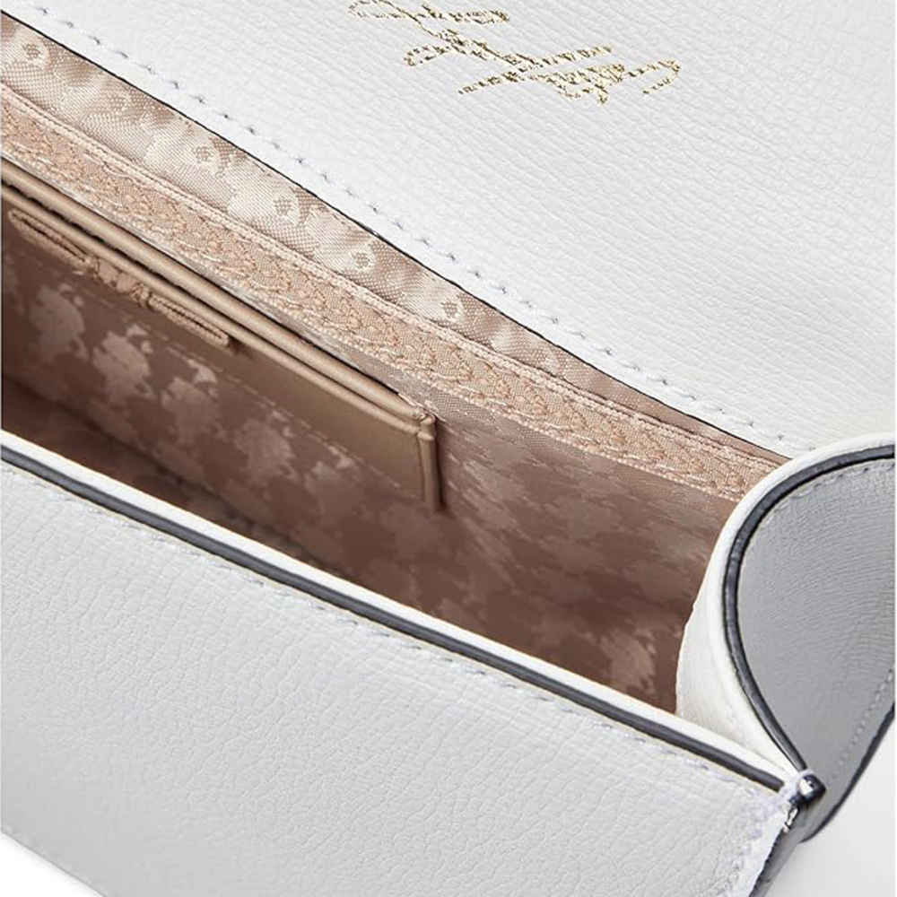 Karl Lagerfeld Paris Simone Crossbody White Shoulder Bag-3