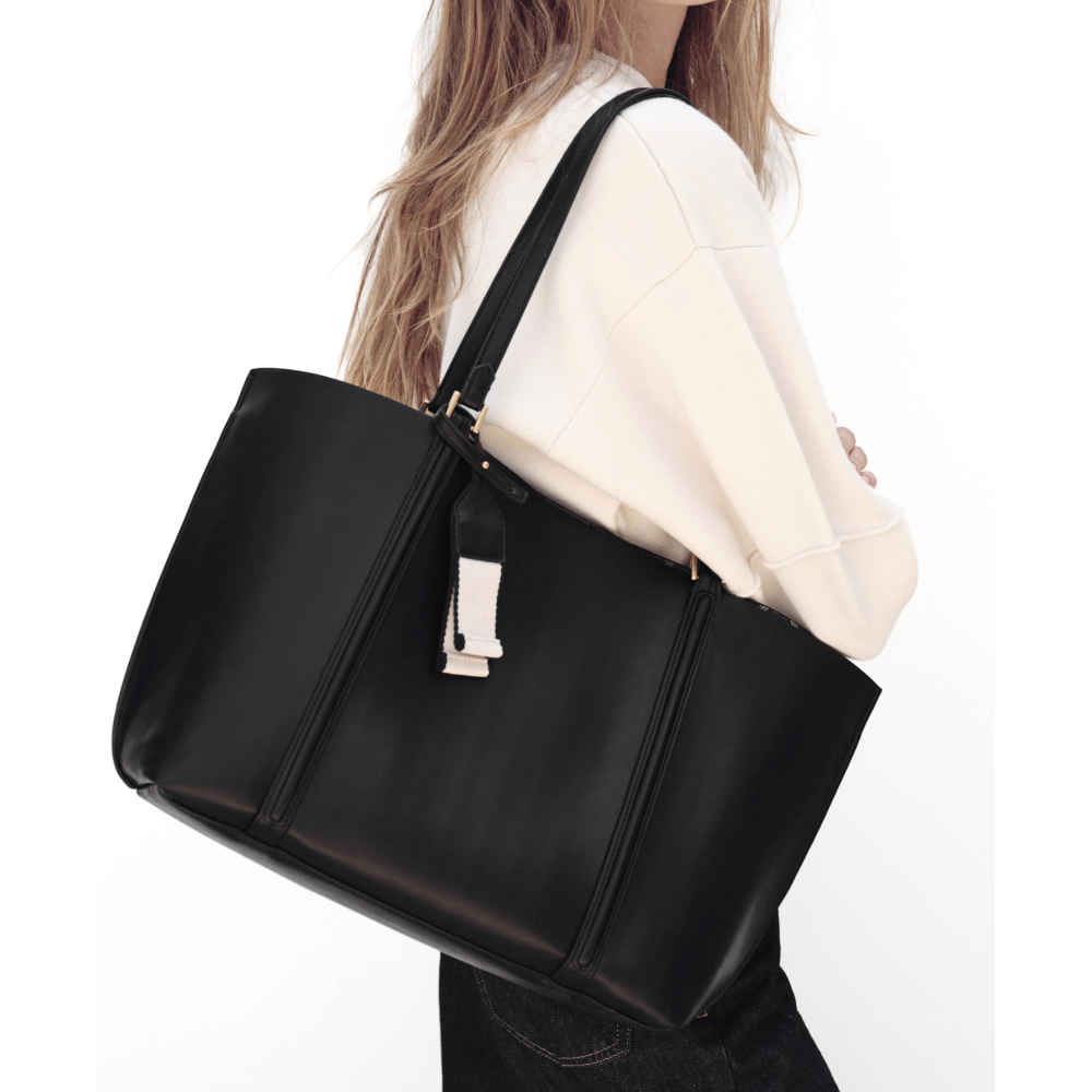 Zara Premium Black Tote Bag-4