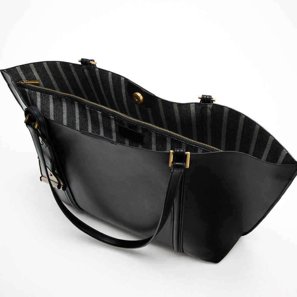 Zara Premium Black Tote Bag-3