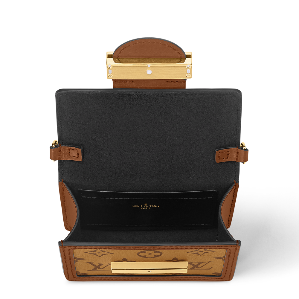 Louis Vuitton Micro Dauphine Brown Handbag-thumb-3