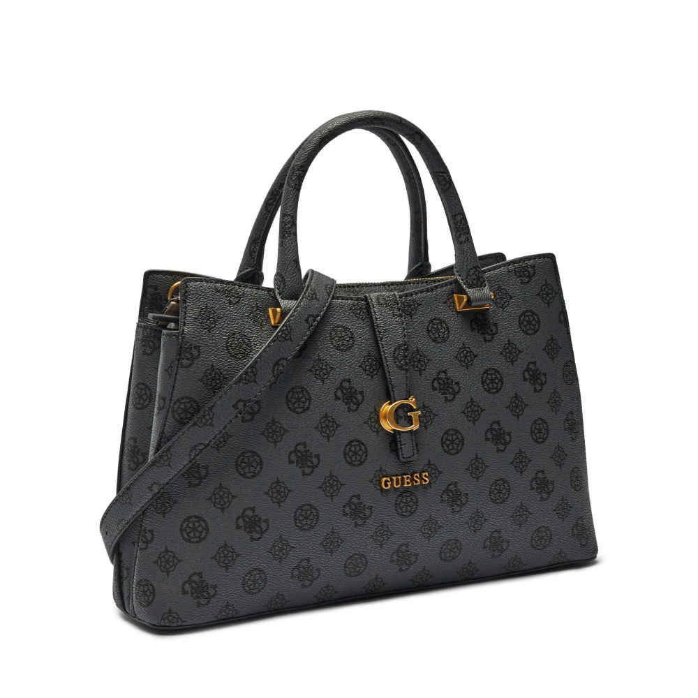 Guess Noelle Charcoal Shoulder Bag-2