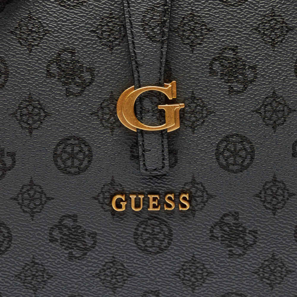 Guess Noelle Charcoal Shoulder Bag-6