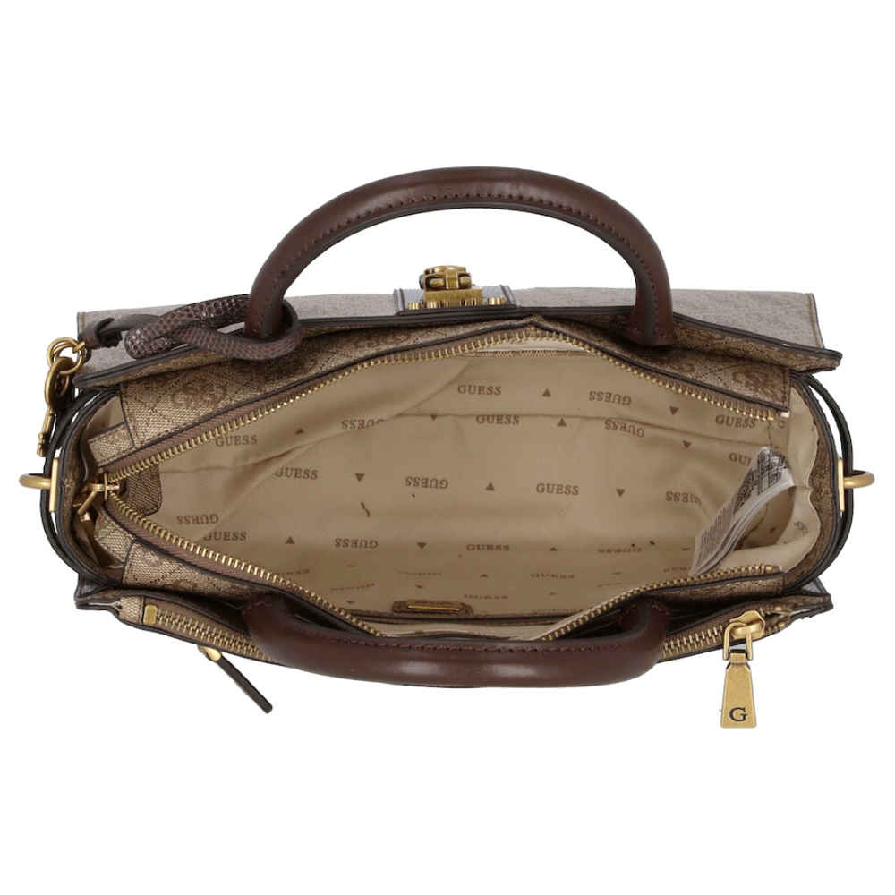Guess Ginevra Premium Brown Handbag-3