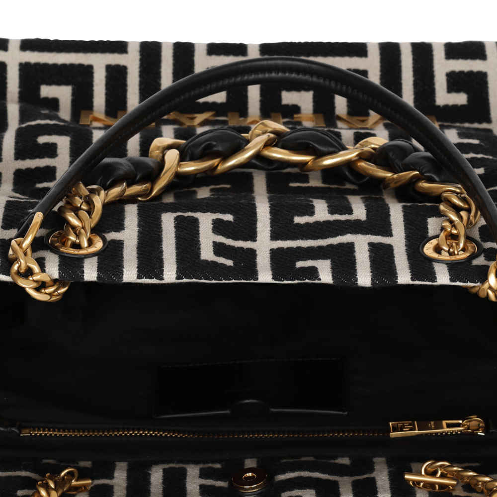 Balmain Premium Black Tote Bags-thumb-4