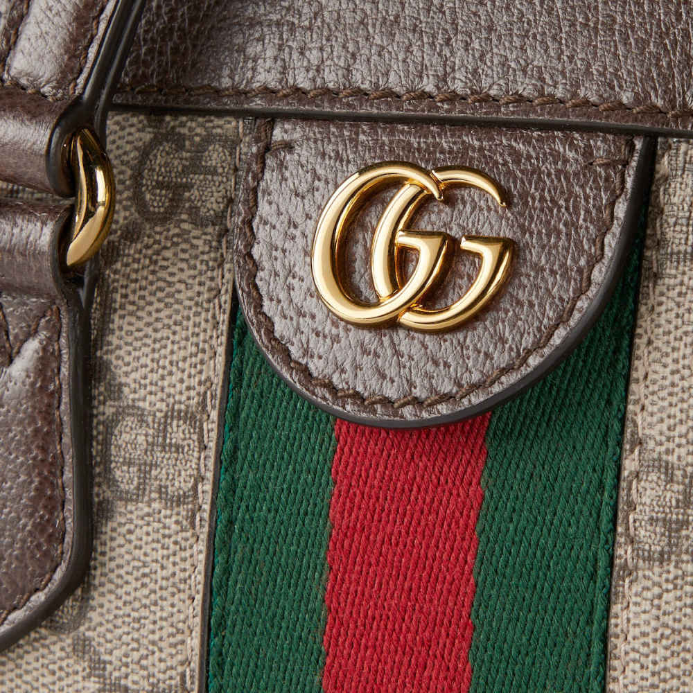 Gucci Ophidia Brown Large Tote Bag-5