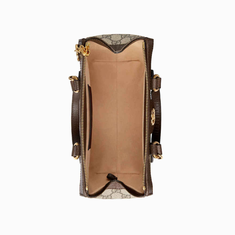 Gucci Ophidia Brown Large Tote Bag-3