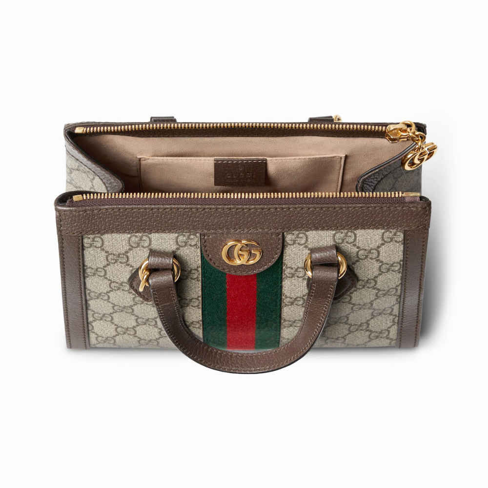 Gucci Ophidia Brown Large Tote Bag-2