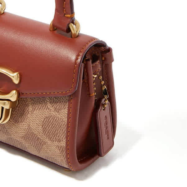 Coach Satchel Crossbody  Brown Handbag-1