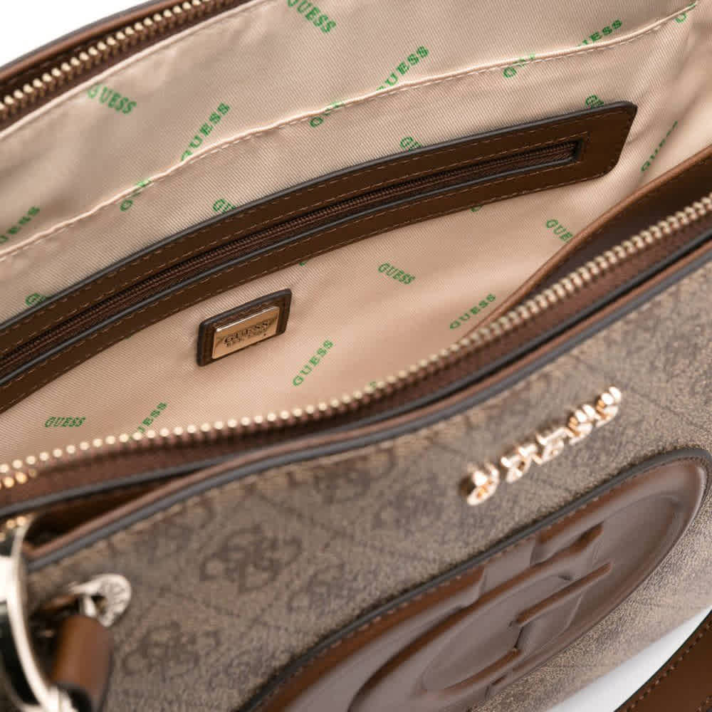 Guess Noelle Brown Shoulder Bag-3
