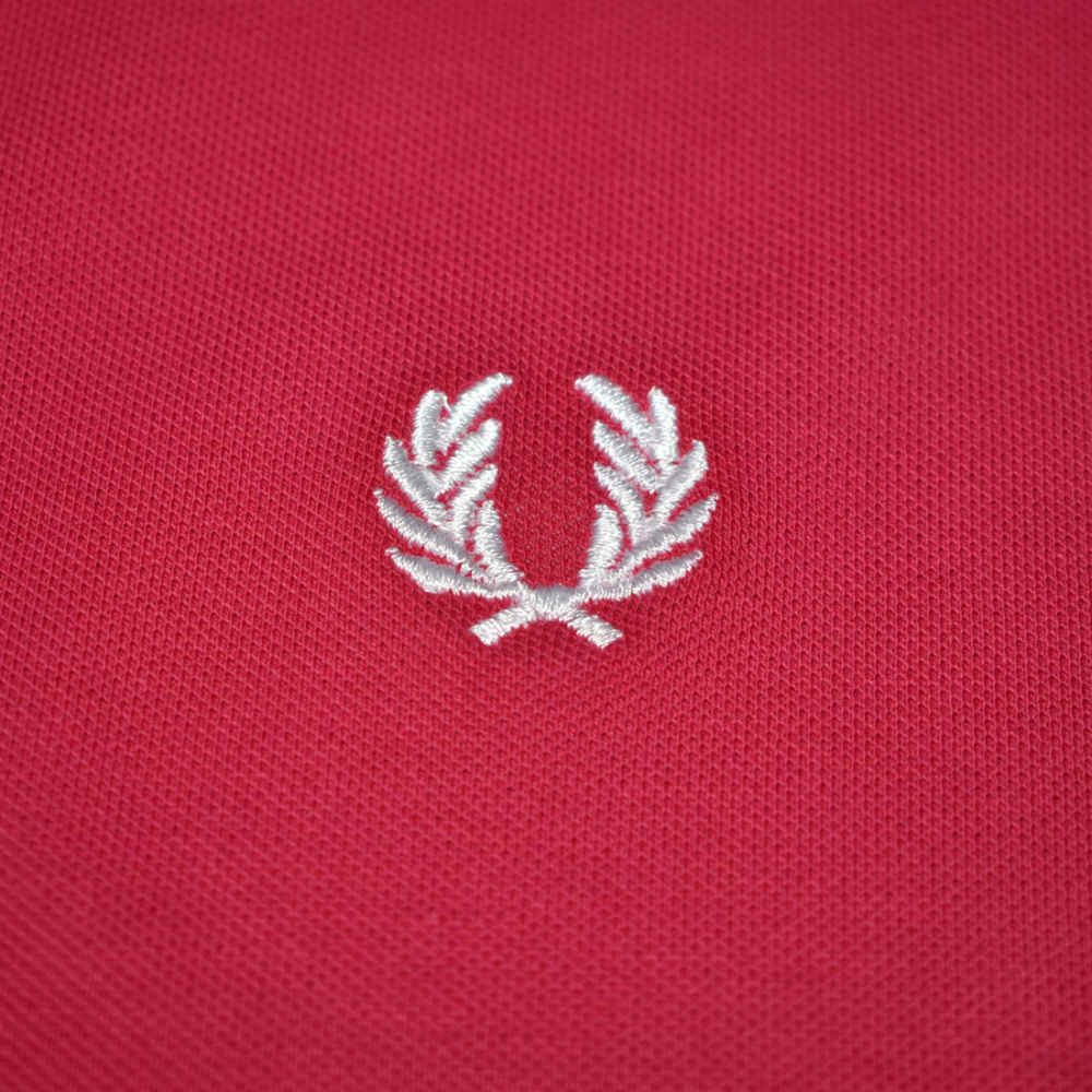 Fred Perry Embroidery Logo Dark Pink Premium Dress-3