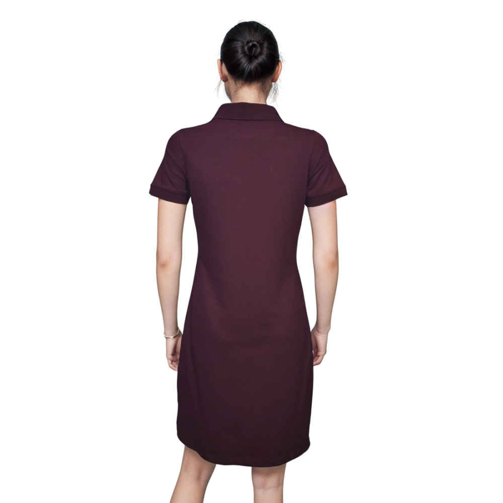 Karl Lagerfeld Wine Premium Quality Dress-thumb-2