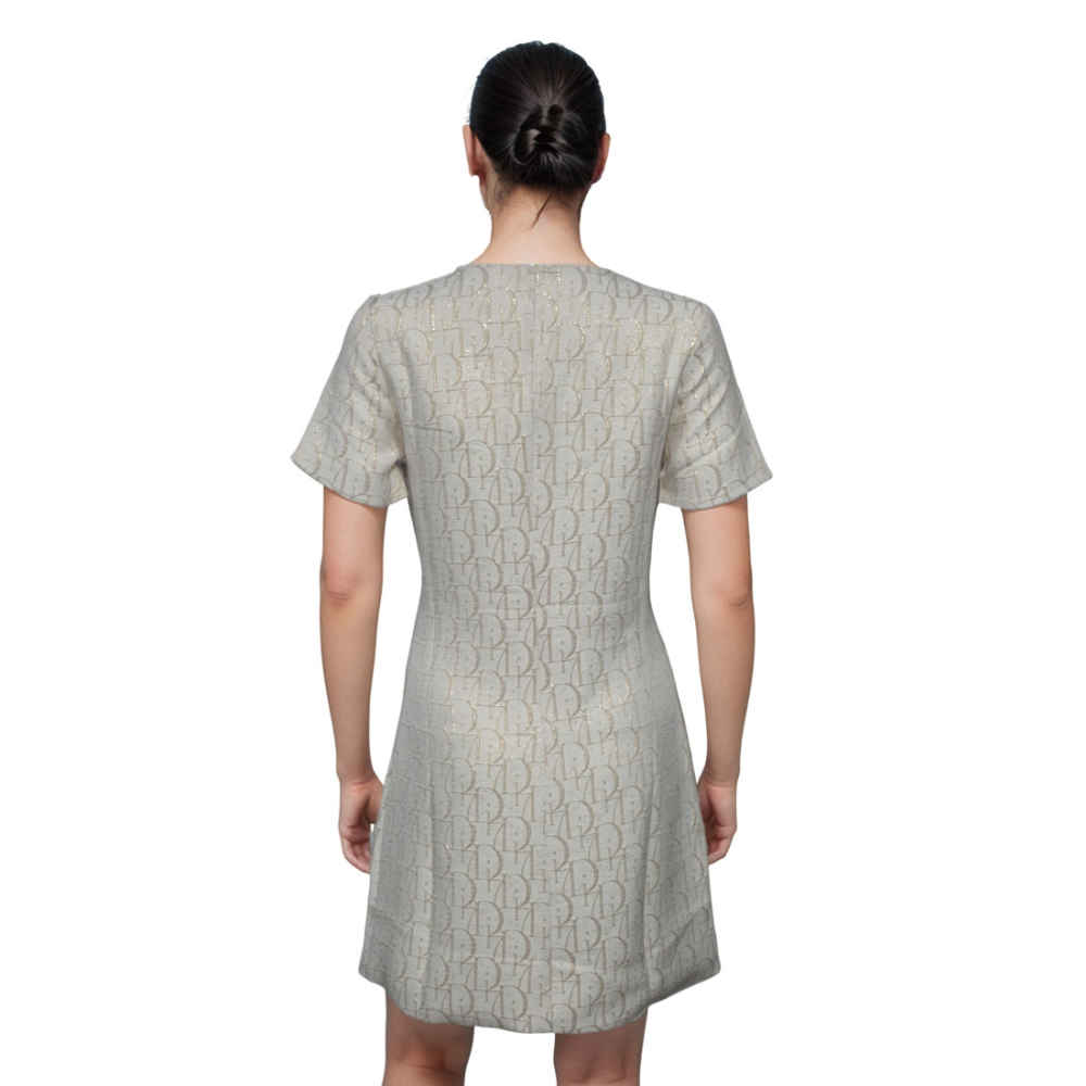 Dior Premium Cream Quality Cream Dress-2