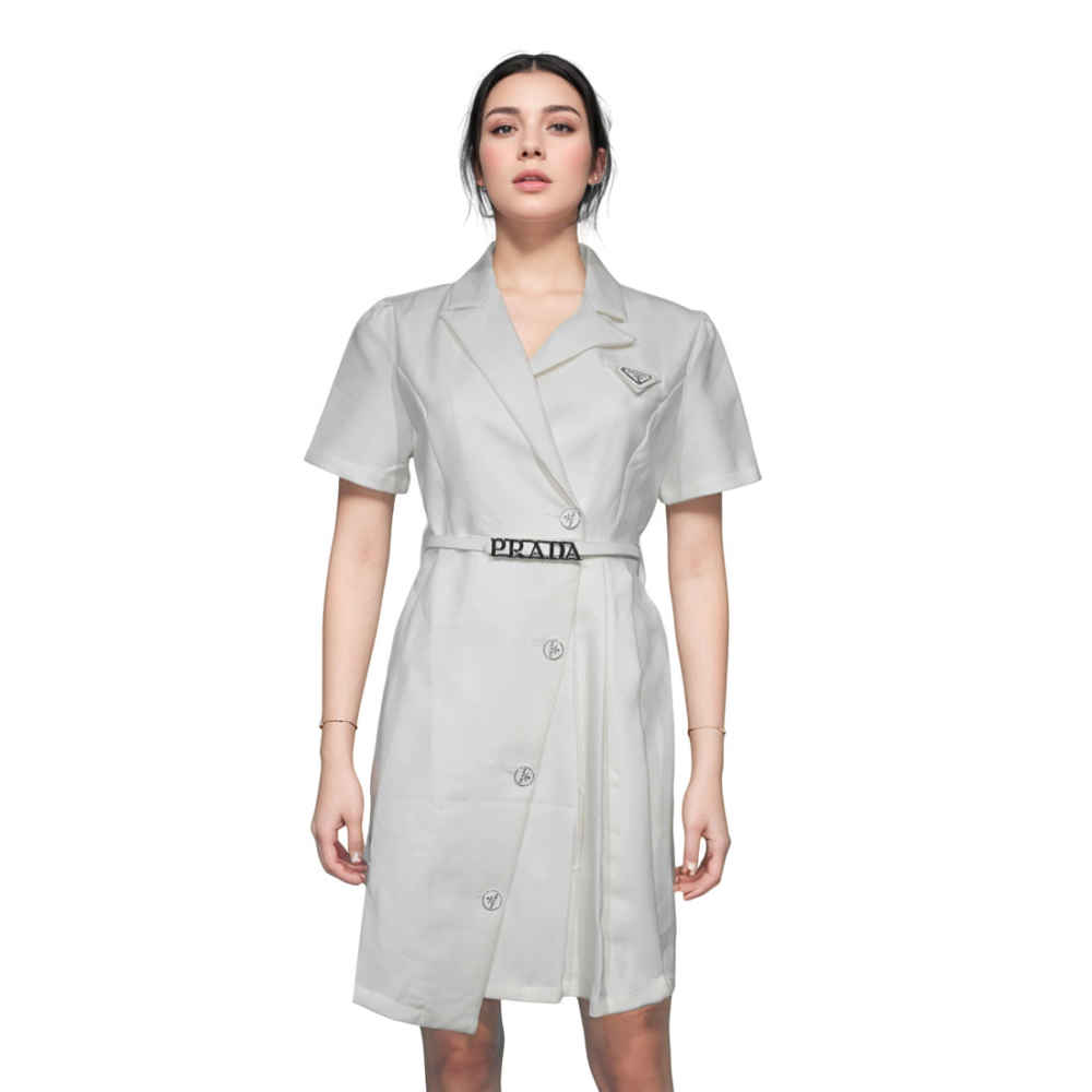 Prada White Premium Quality Dress-1