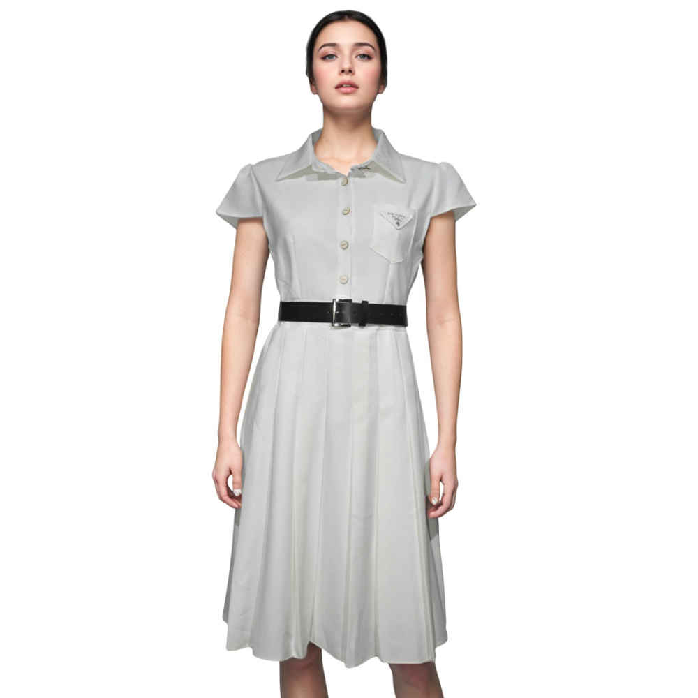 Prada White Premium Quality Dress-1