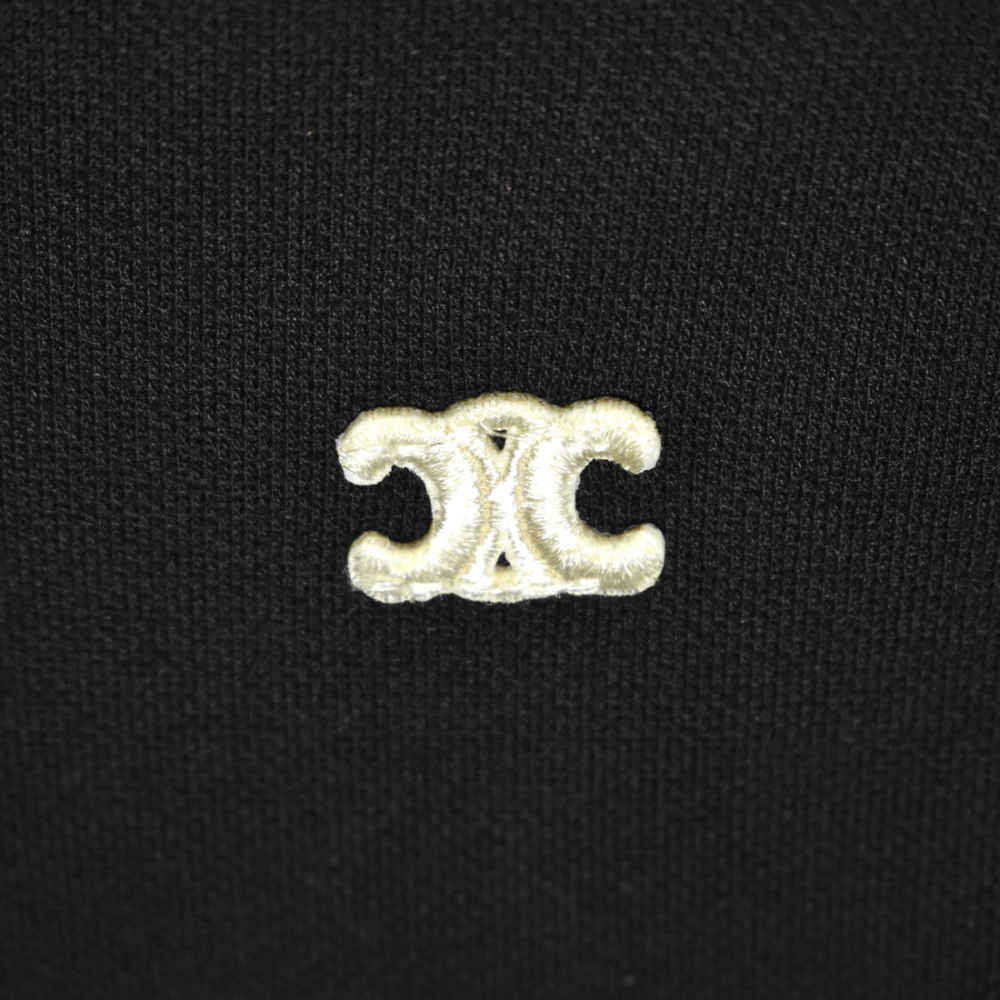 Celine Black Premium Quality Mini Polo Dress-3