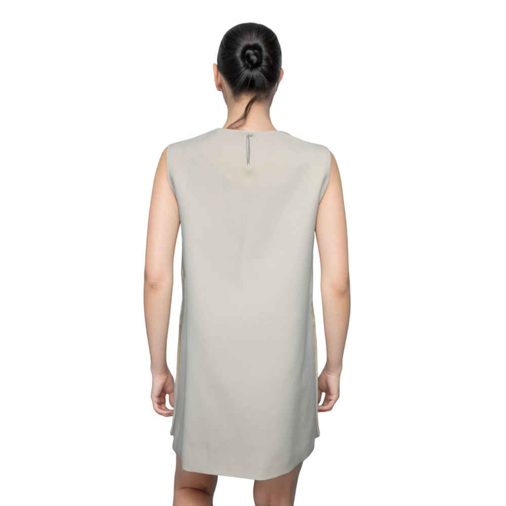 Dior Cream Premium Quality Luxury Dress-thumb-2