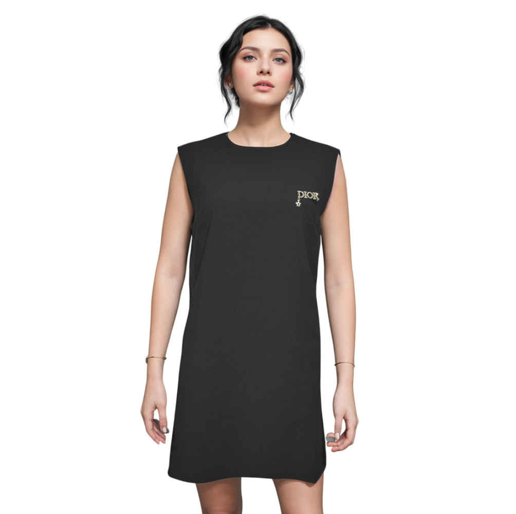 Dior Black Premium Quality Womens Dress-thumb-1