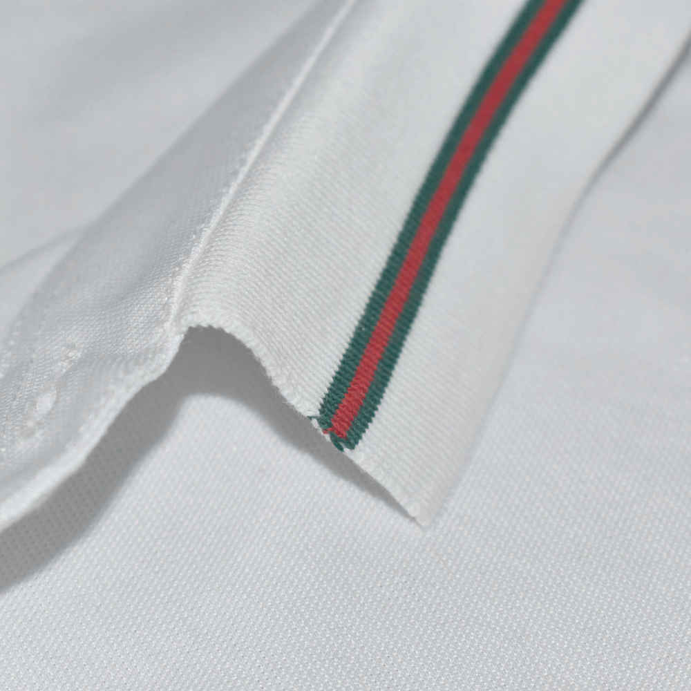 Gucci White Premium Quality Polo T-shirt-thumb-4