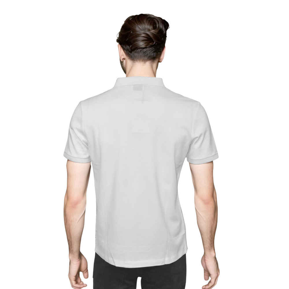 Fendi Roma Embroidered logo White Polo T-shirt-1