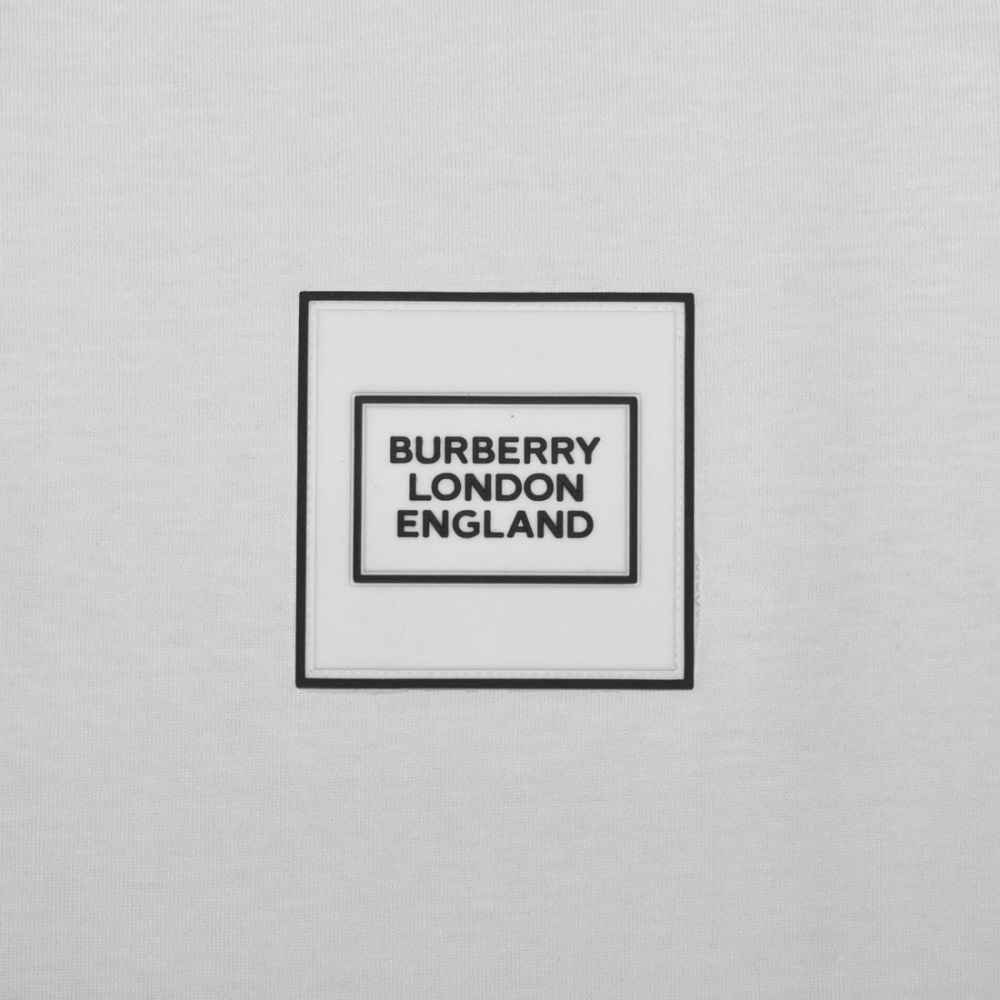 Burberry Patch White Premium Quality T-shirt-thumb-3
