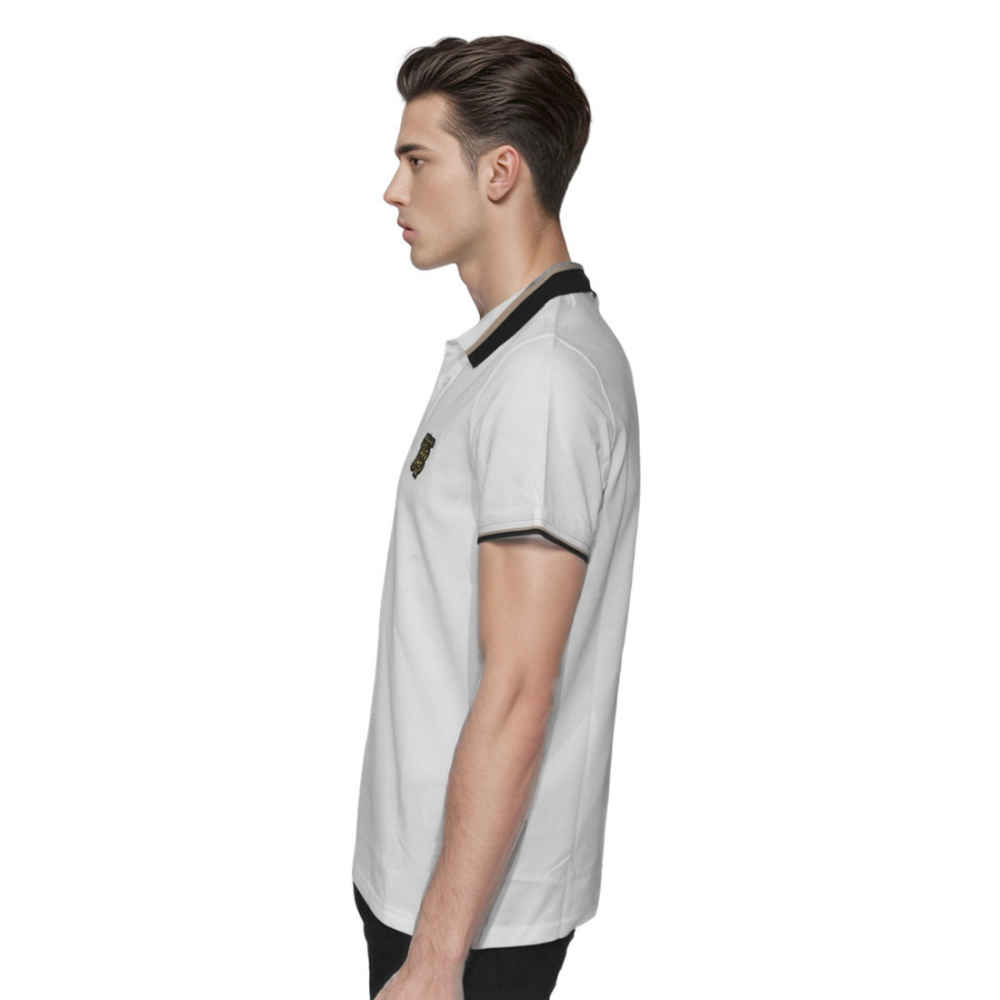 Burberry White Premium Quality Cotton T-shirt-2