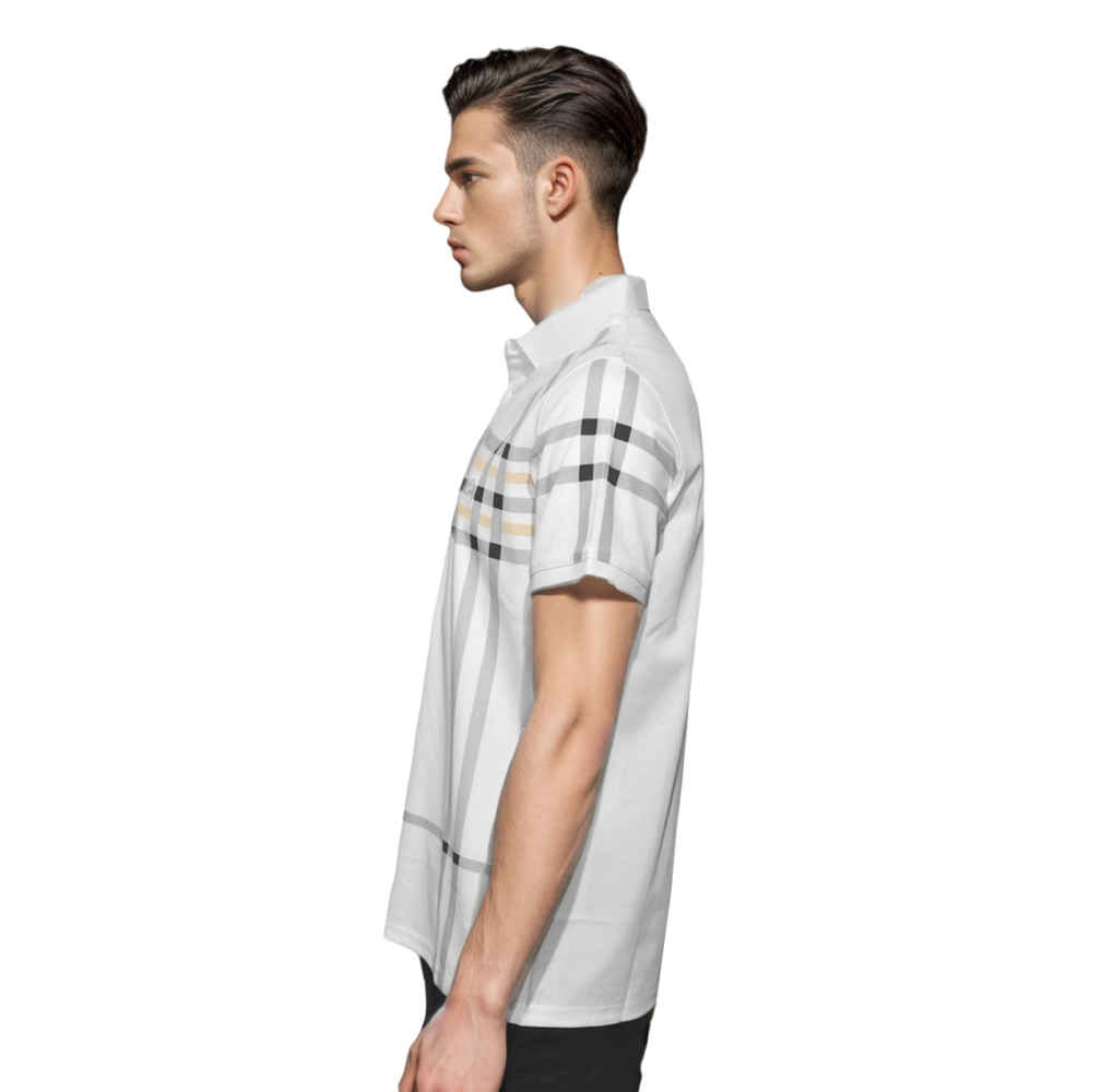 Burberry White Premium Quality T Shirt-2