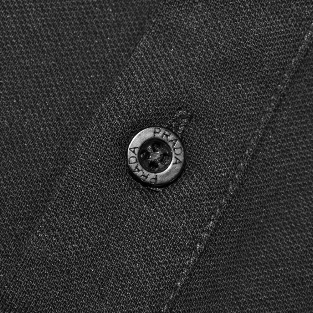Prada Black Premium Quality Polo Tees-thumb-5