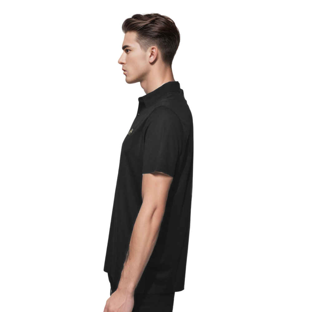 Burberry Black Premium Quality Polo Tees-2