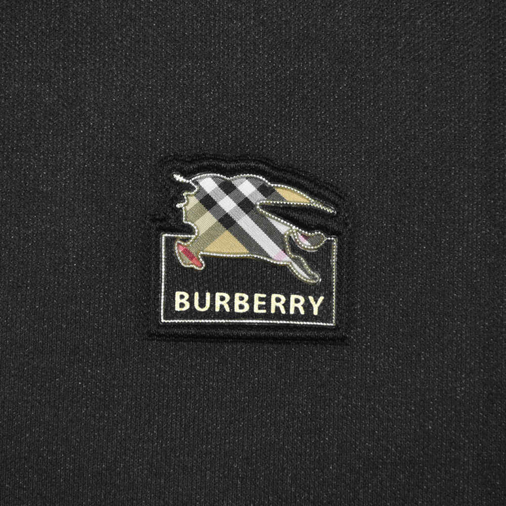 Burberry Black Premium Quality Polo Tees-3