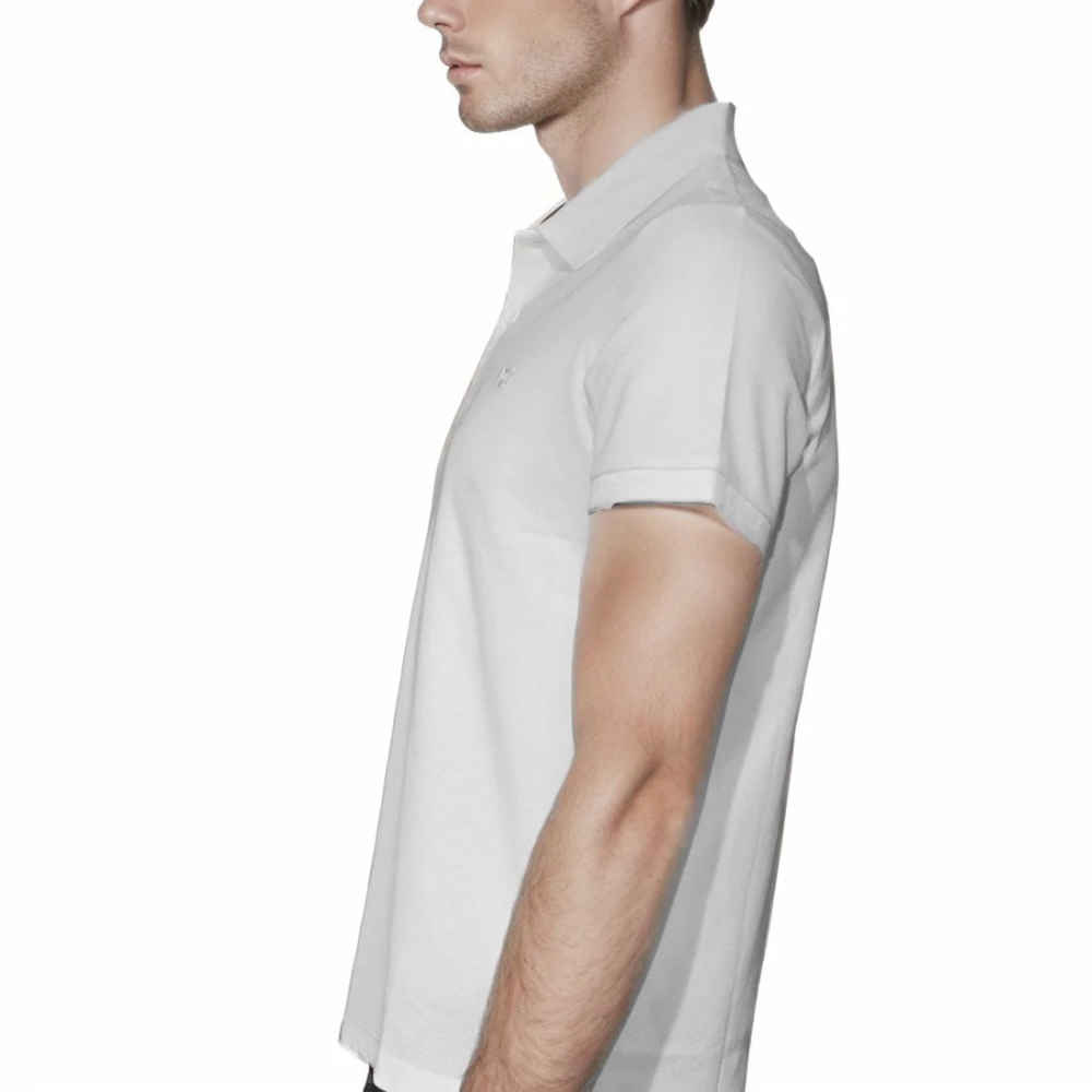 Ferragamo Embroidered logo White Premium T-shirt-3