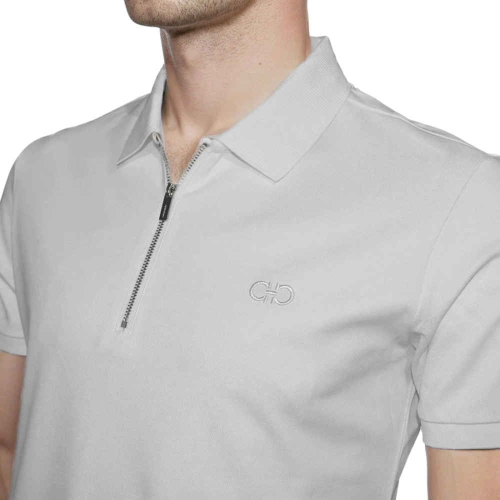 Salvatore Ferragamo Embroidered logo White Premium T-shirt-thumb-2