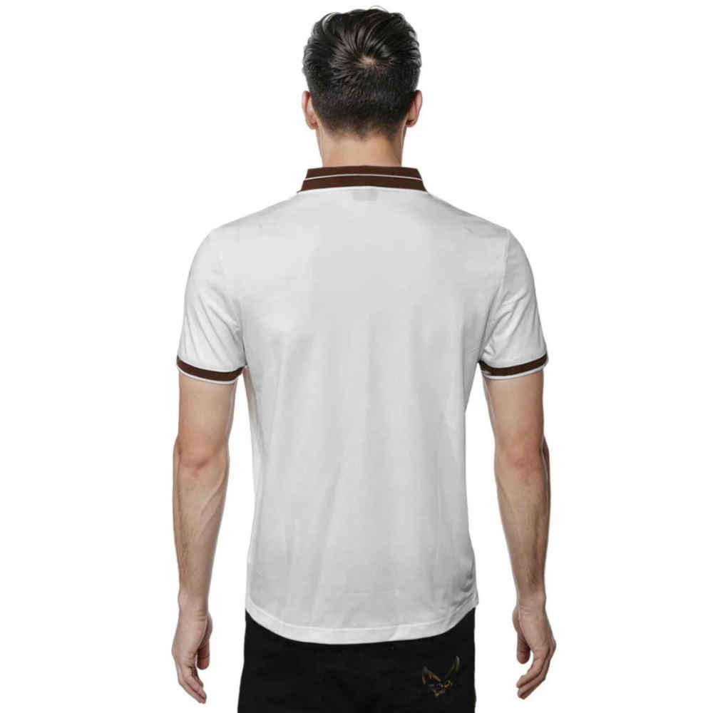 Salvatore Ferragamo Embroidered logo White T-shirt-1