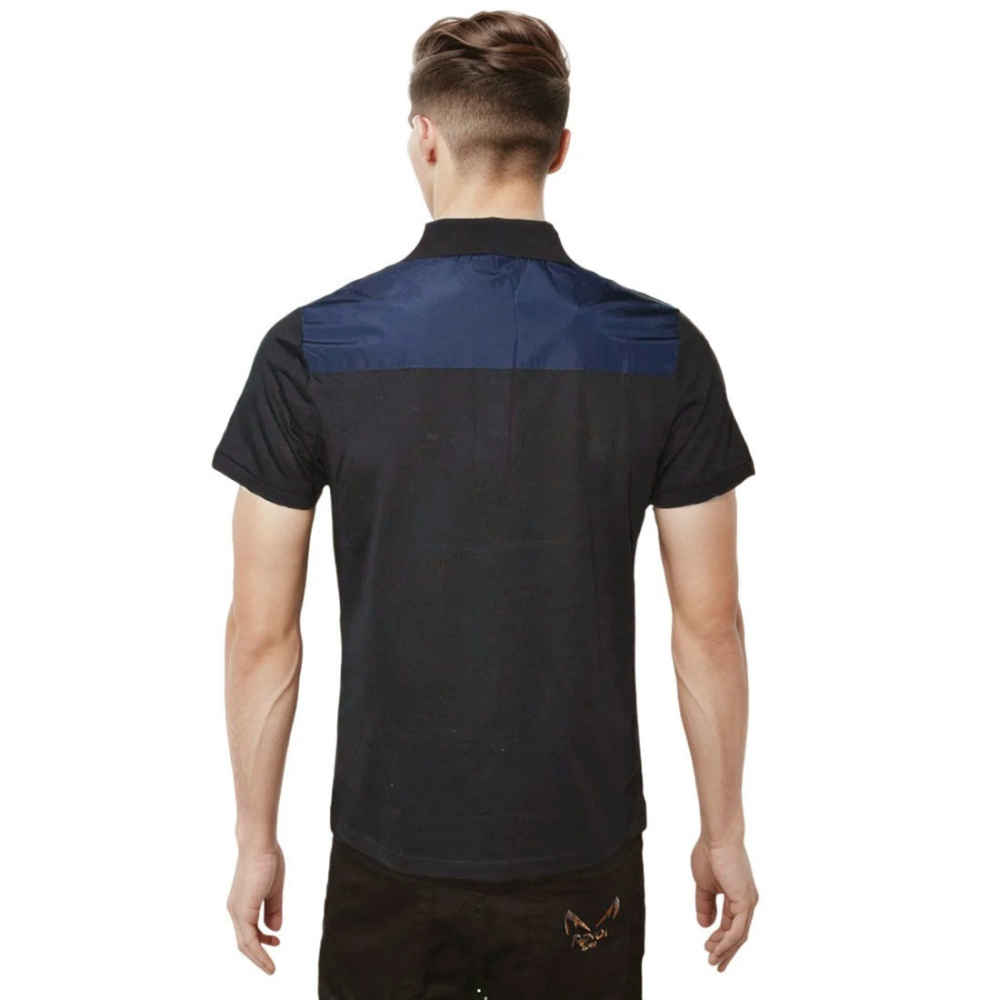 Prada Black Premium Stretch Cotton Polo T-shirt-1