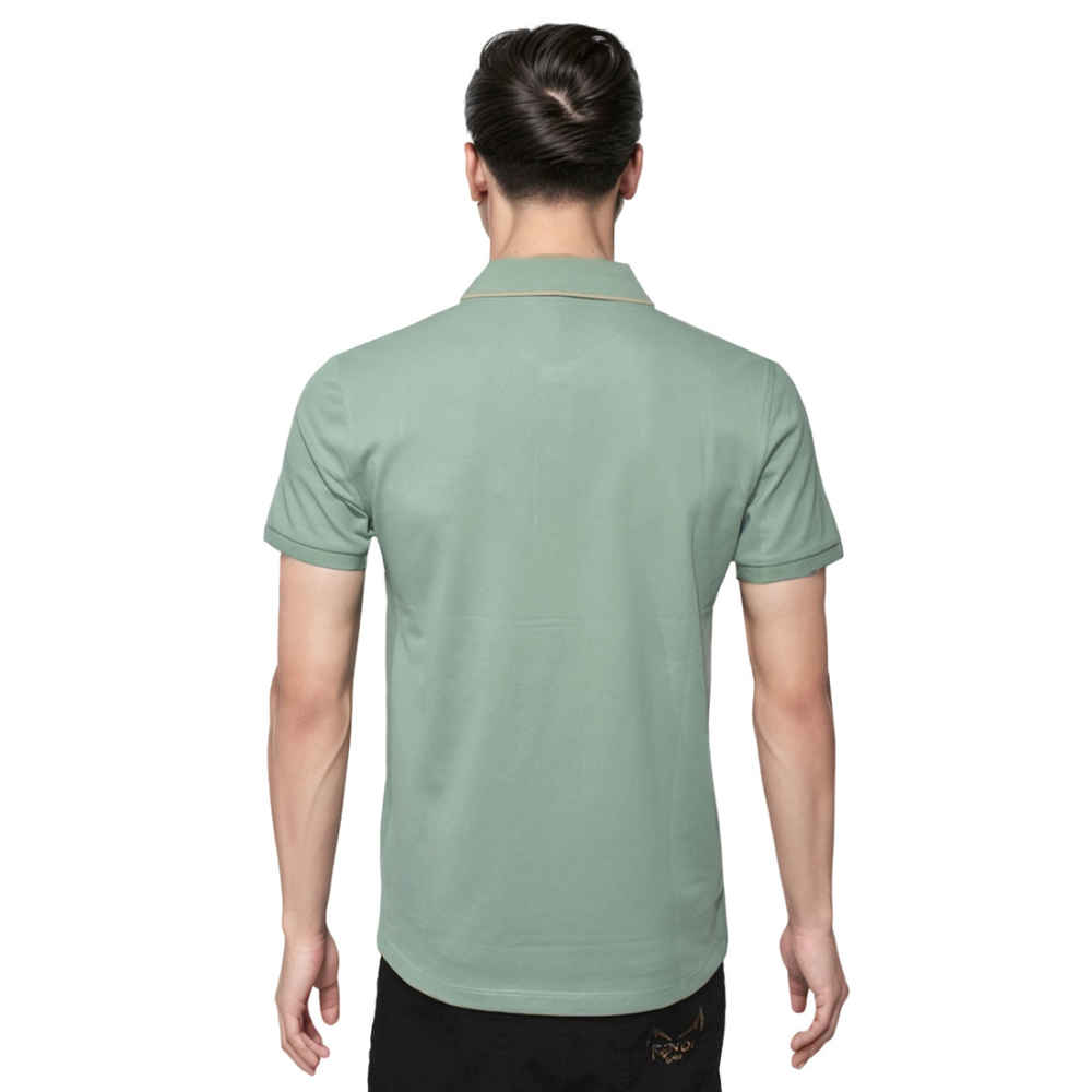 Burberry Green Premium Quality Polo Tees-thumb-1