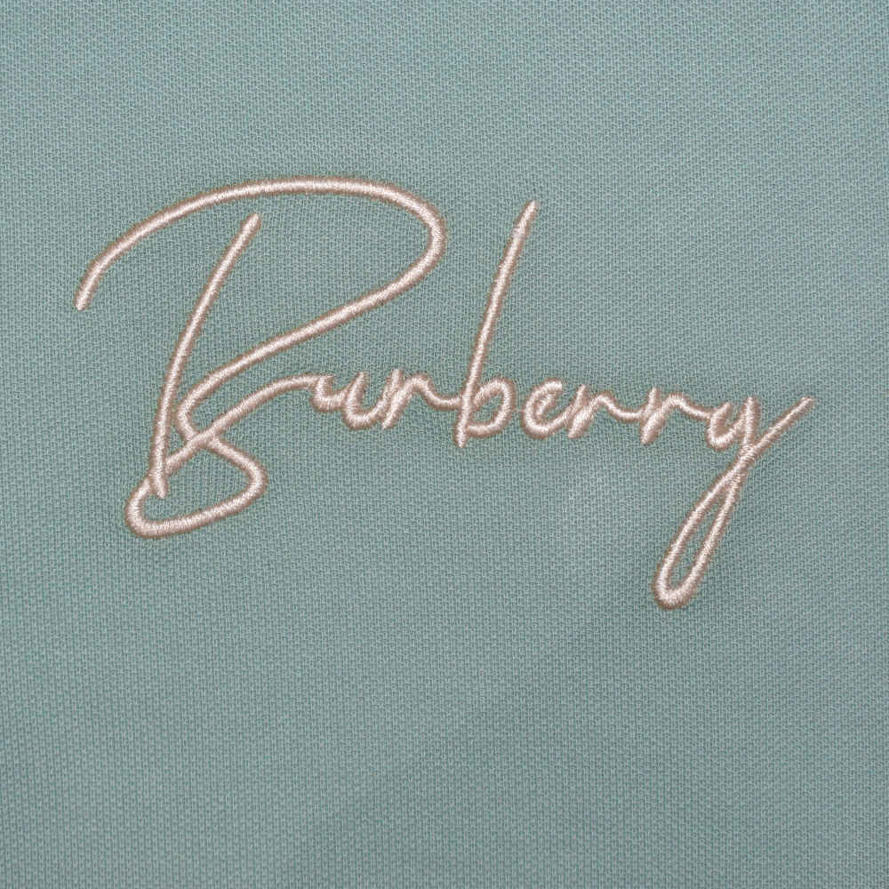 Burberry Green Premium Quality Polo Tees-thumb-3