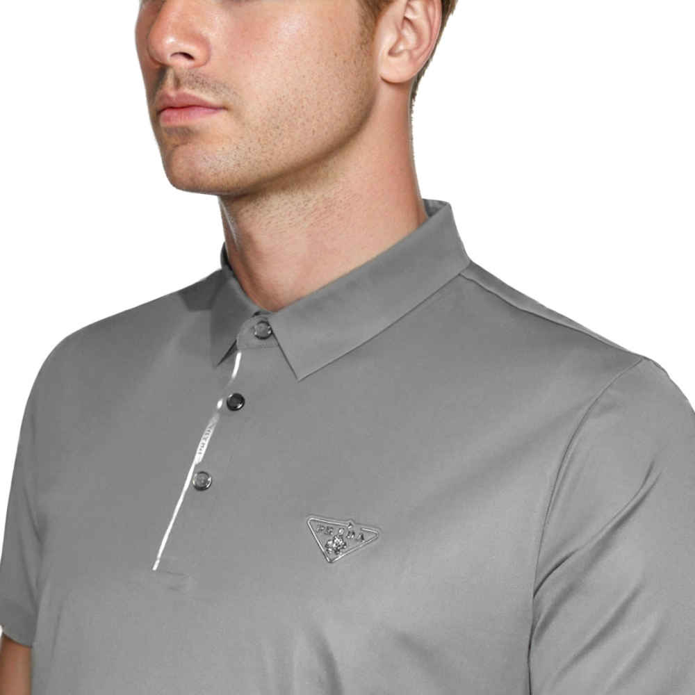 Prada Grey Premium Quality T-shirt-thumb-2